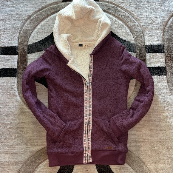 Roxy Sherpa Lined Hoodie - Picture 1 of 11